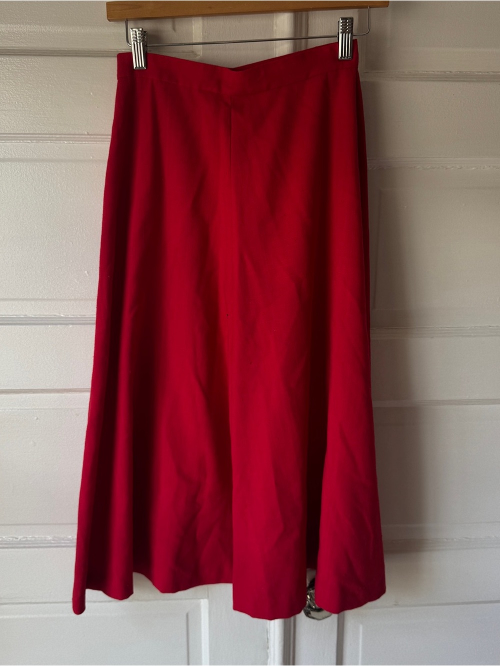 Red A-Line Women's Skirt